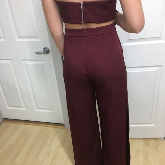 Burgundy classy set - Picture 4 of 6